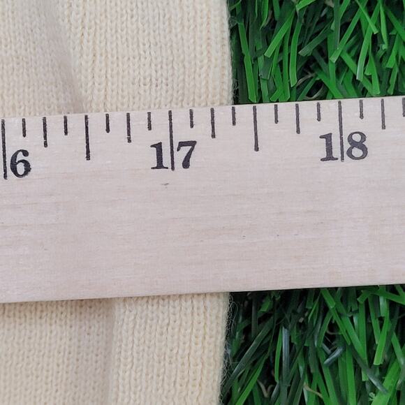 Vintage 80s MOD Sweatshirt Womens Small 17x20 Beige - Picture 8 of 12